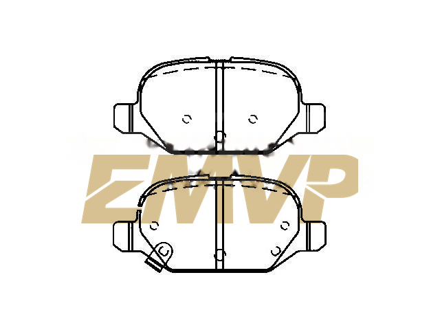 TY0839 Brake Pad Set