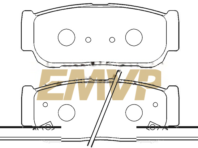 TY2735 Brake Pad Set