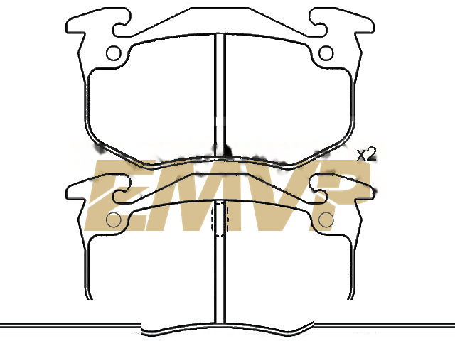 TY7754 Brake Pad Set