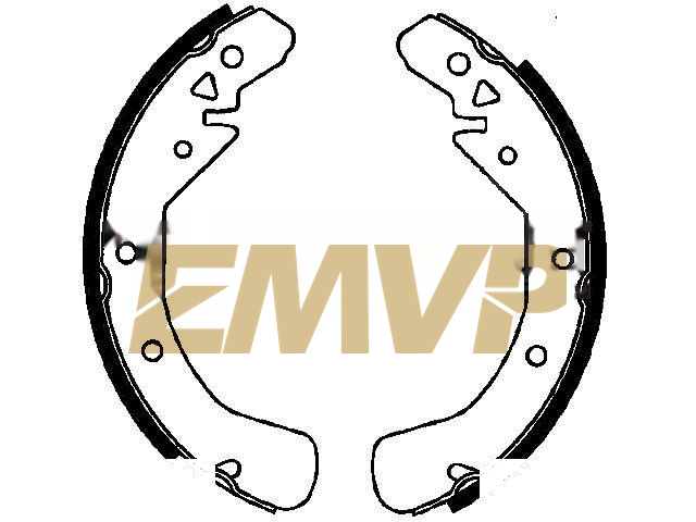 TY8830 Brake Shoe Set