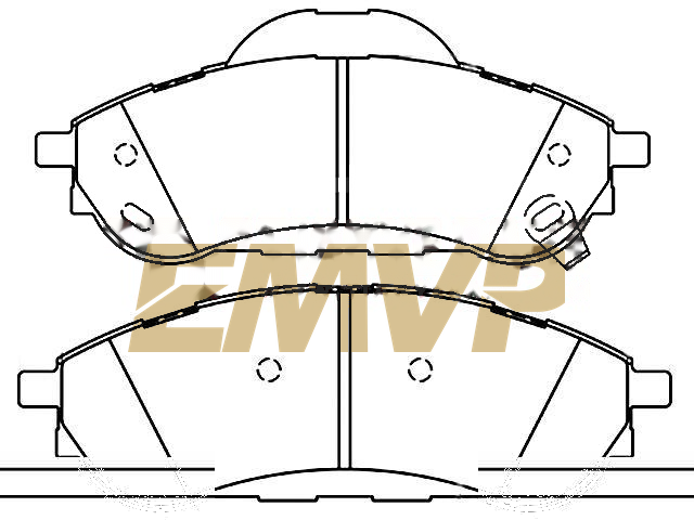TY8486 Brake Pad Set
