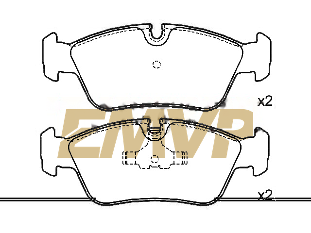 TY6365 Brake Pad Set