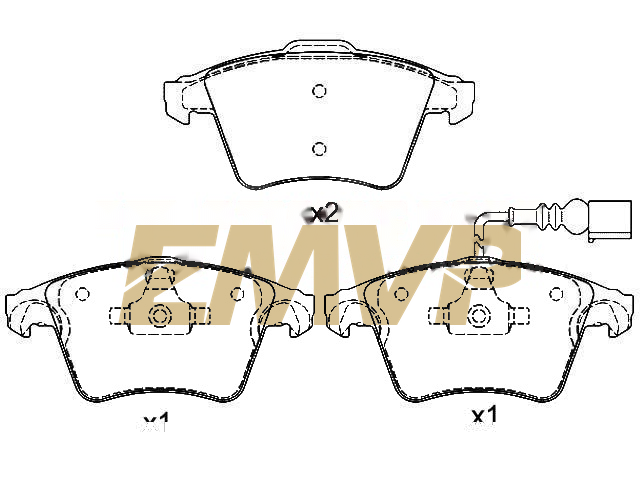 TY1143 Brake Pad Set