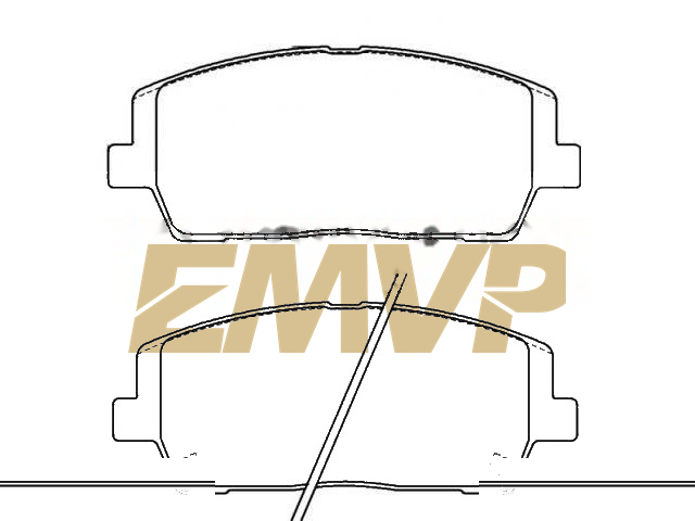 TY4457 Brake Pad Set