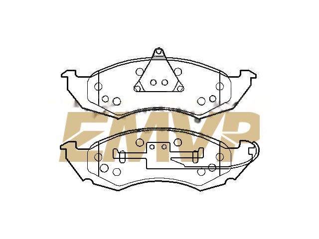 TY6768 Brake Pad Set