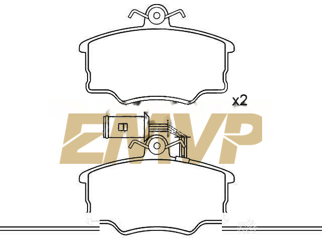 TY4721 Brake Pad Set