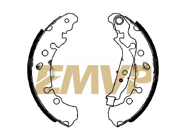 TY9184 Brake Shoe Set