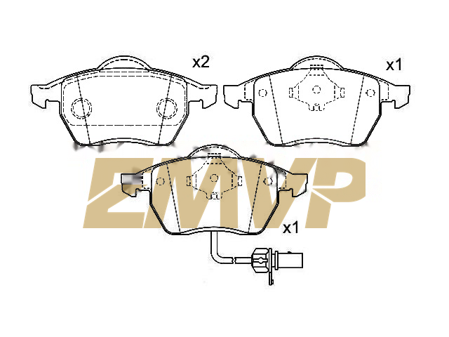 TY8062 Brake Pad Set