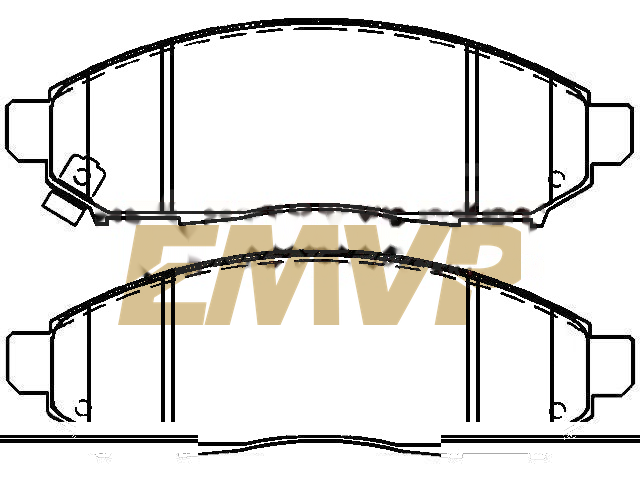 TY3592 Brake Pad Set
