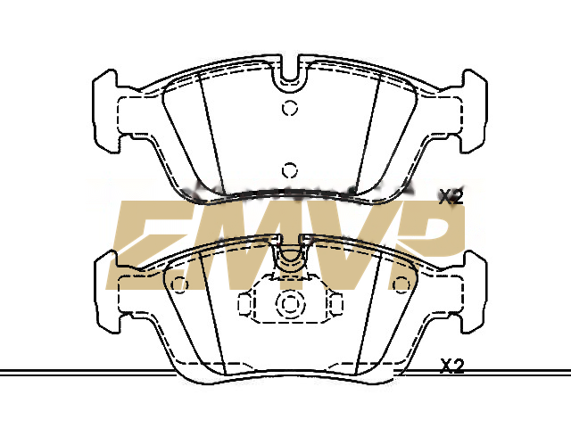 TY3482 Brake Pad Set