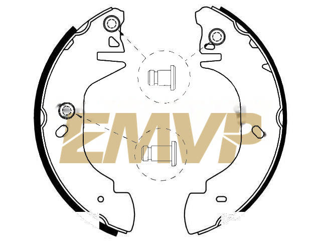 TY6582 Brake Shoe Set