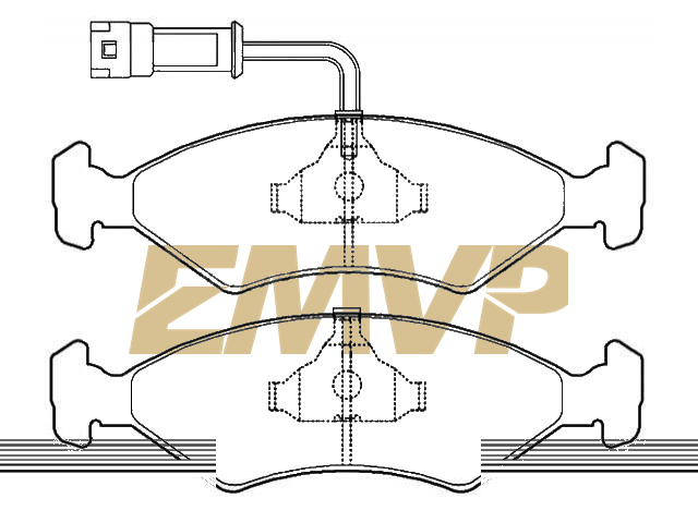 TY9286 Brake Pad Set