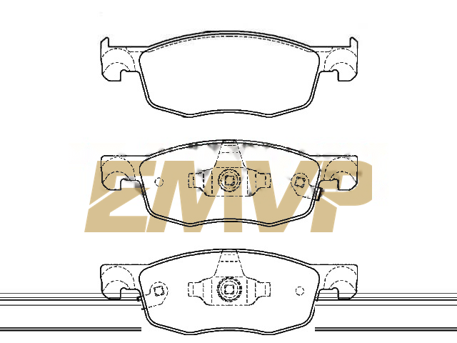 TY1572 Brake Pad Set