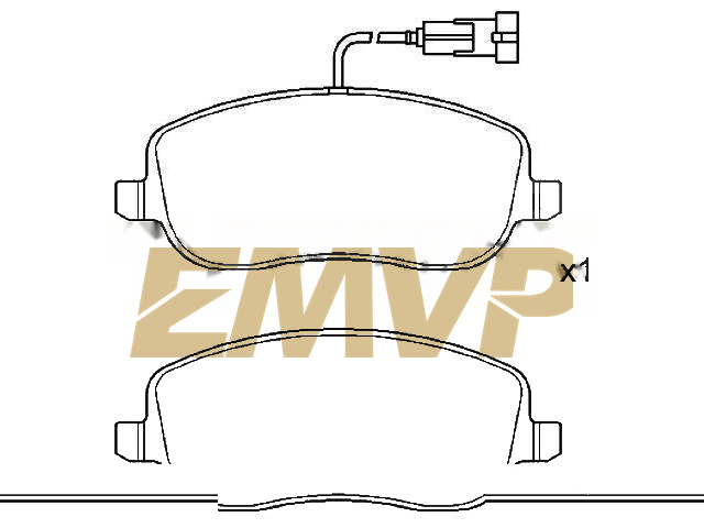 TY6756 Brake Pad Set