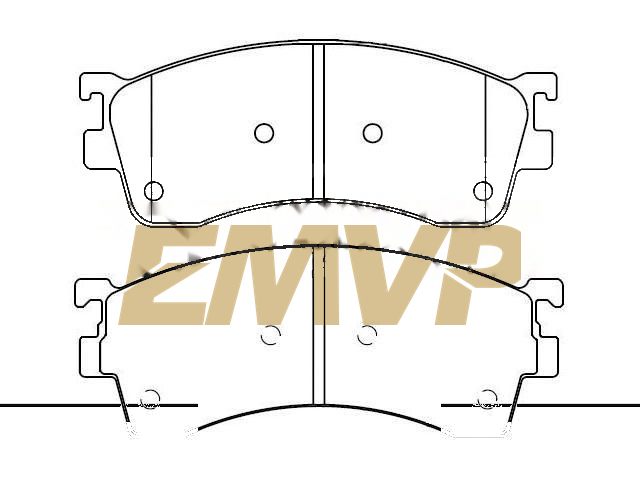 TY7275 Brake Pad Set
