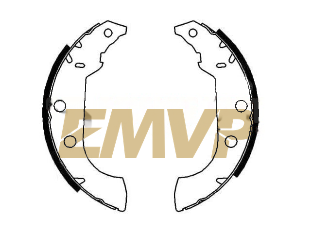 TY6591 Brake Shoe Set