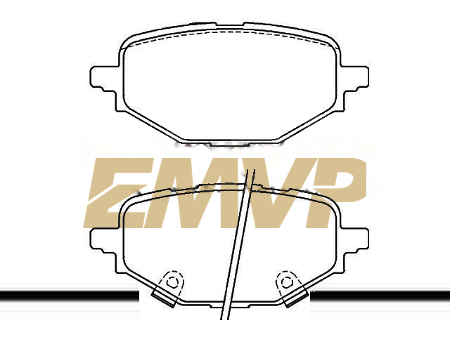 TY2979 Brake Pad Set