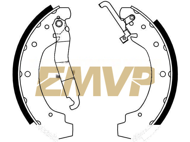 TY2782 Brake Shoe Set