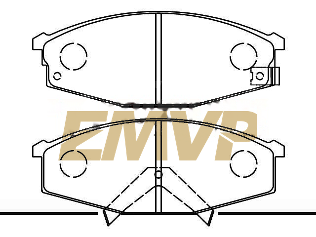 TY6506 Brake Pad Set