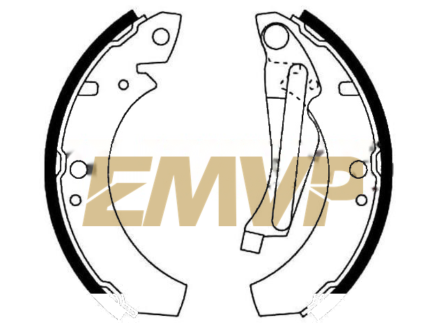 TY8063 Brake Shoe Set