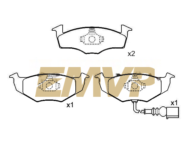 TY1502 Brake Pad Set