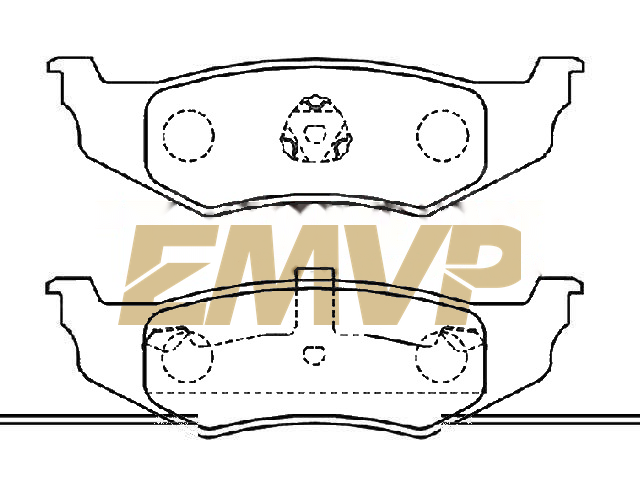 TY2430 Brake Pad Set