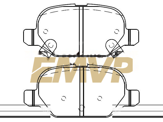 TY5808 Brake Pad Set