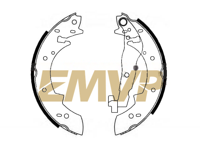 TY9595 Brake Shoe Set