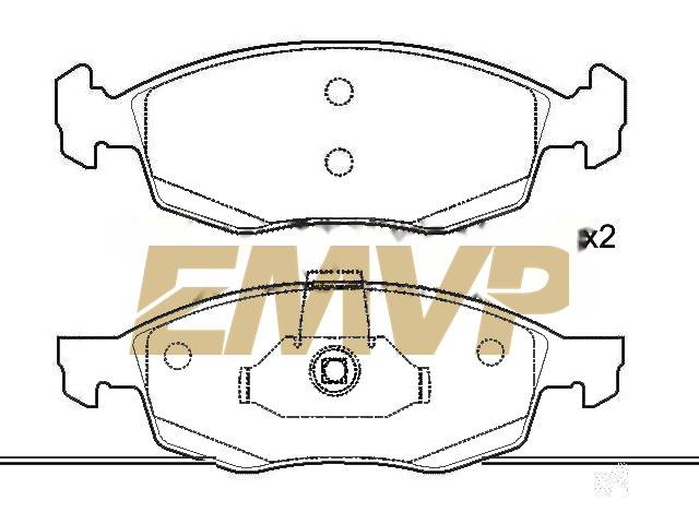 TY9872 Brake Pad Set