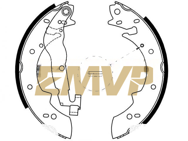 TY3322 Brake Shoe Set