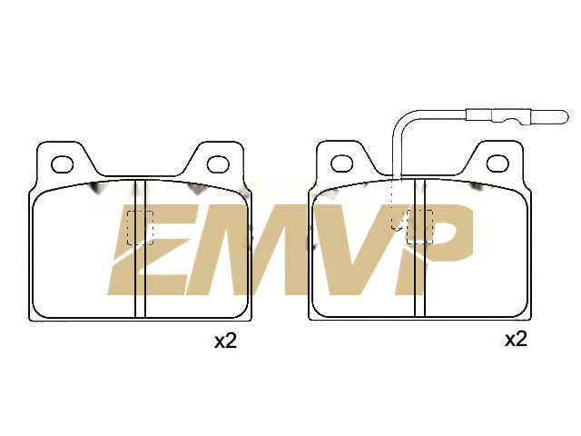 TY0442 Brake Pad Set
