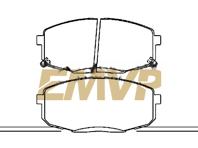 TY4156 Brake Pad Set