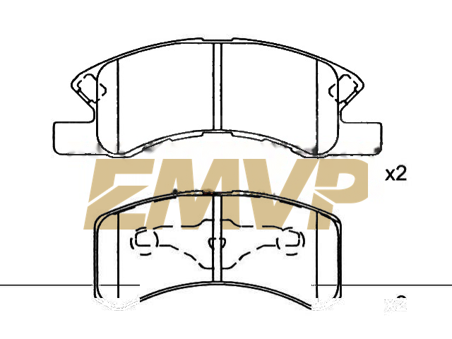 TY3935 Brake Pad Set