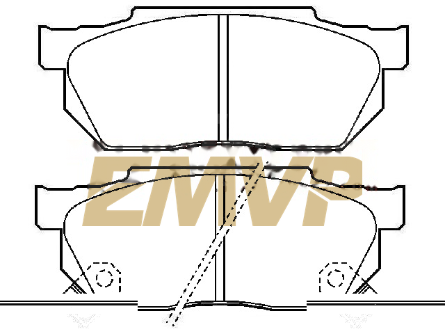 TY7829 Brake Pad Set