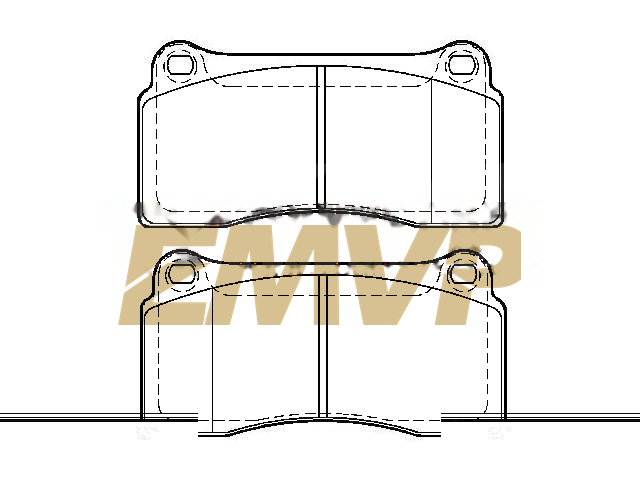 TY4346 Brake Pad Set