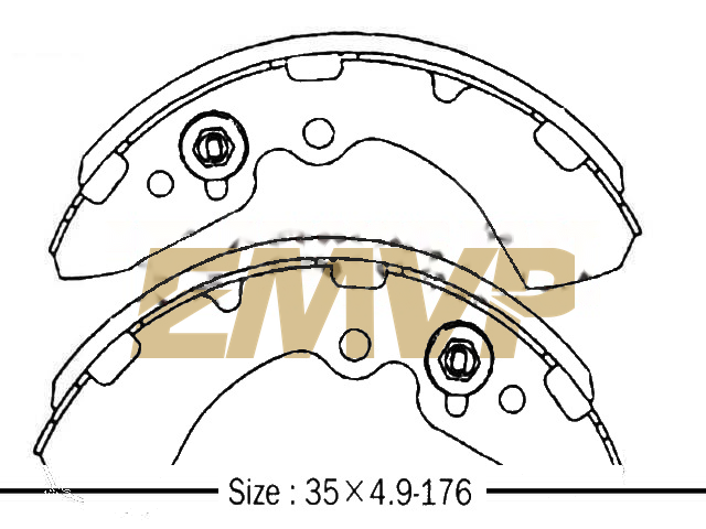 TY0694 Brake Shoe Set