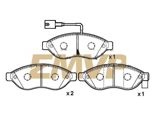 TY7388 Brake Pad Set