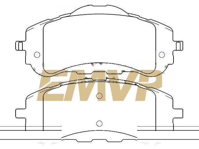 TY8442 Brake Pad Set