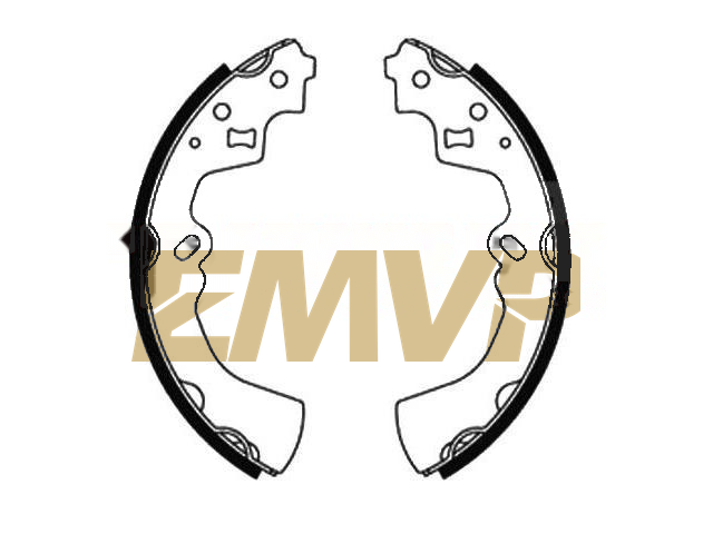 TY4376 Brake Shoe Set