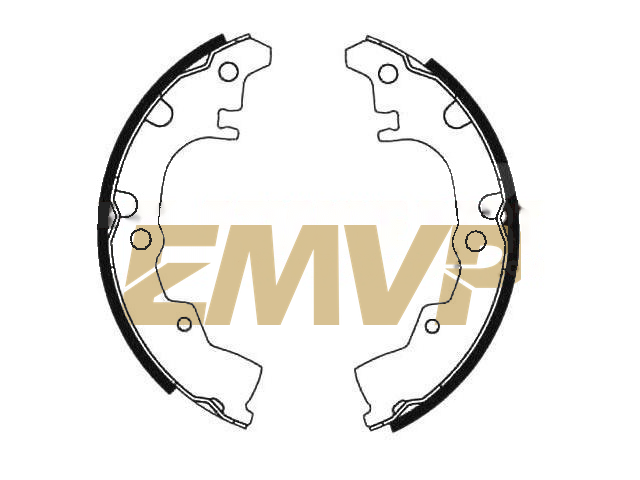 TY7775 Brake Shoe Set