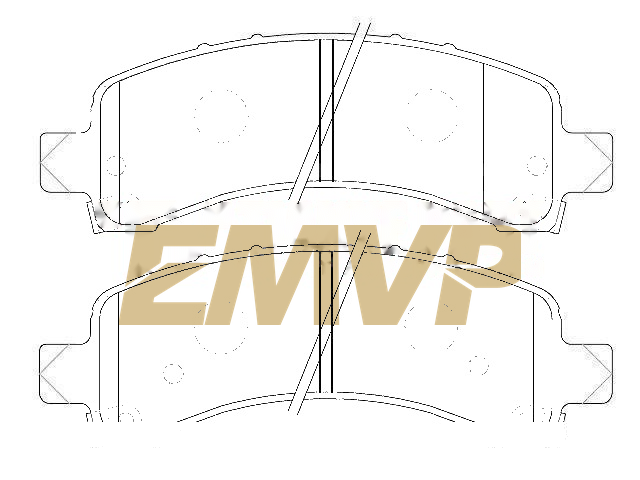 TY3870 Brake Pad Set