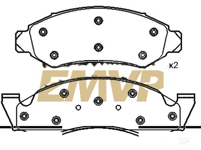 TY2486 Brake Pad Set