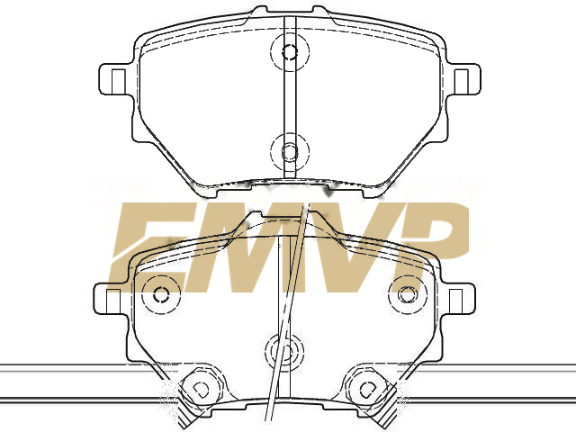 TY8460 Brake Pad Set