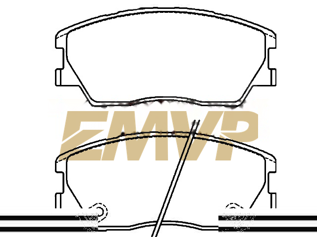 TY9774 Brake Pad Set