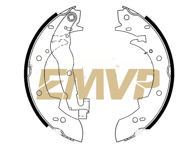 TY8342 Brake Shoe Set