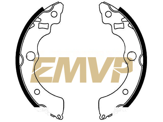 TY1629 Brake Shoe Set