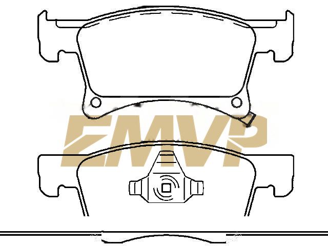 TY4586 Brake Pad Set