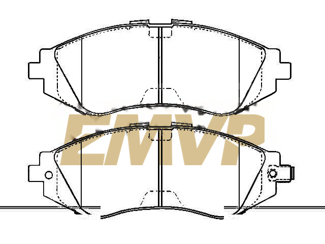 TY7669 Brake Pad Set