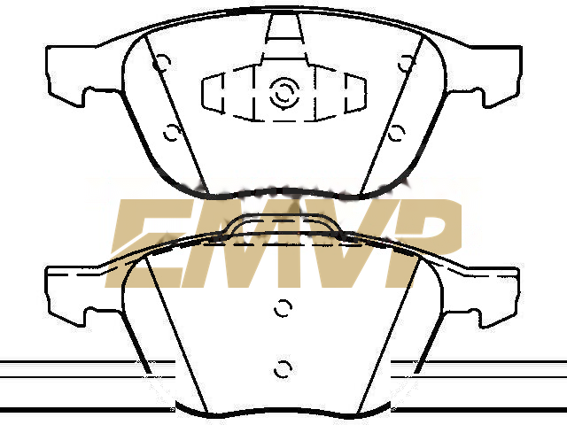 TY9642 Brake Pad Set