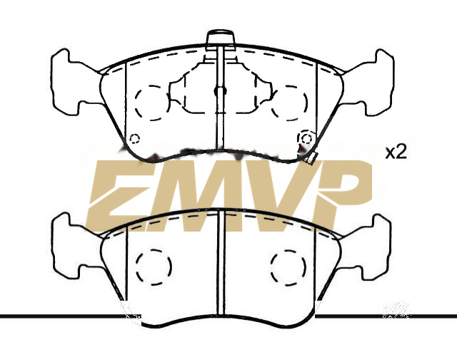 TY4558 Brake Pad Set